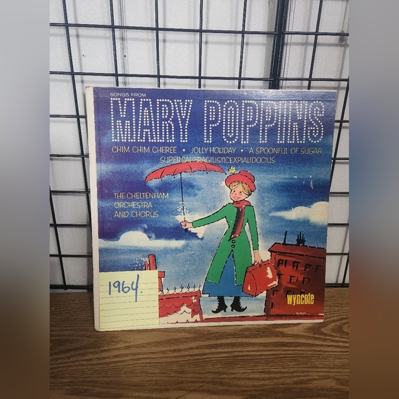 Vintage 1964 Mary Poppins: The Cheltenham Orchestra And Chorus Vinyl LP - Picture 1 of 4